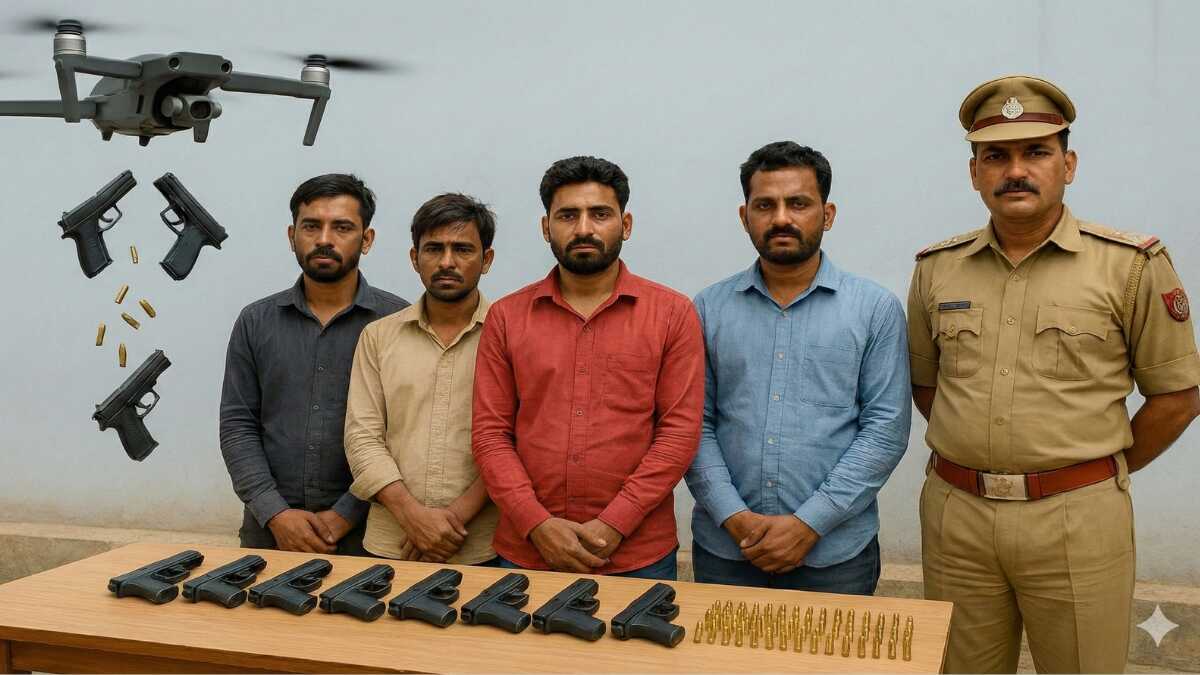 ISI weapons smuggling gang दिल्ली