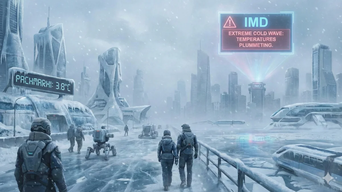 MP Weather Update पचमढ़ी में 3.8°C कड़ाके की ठंड