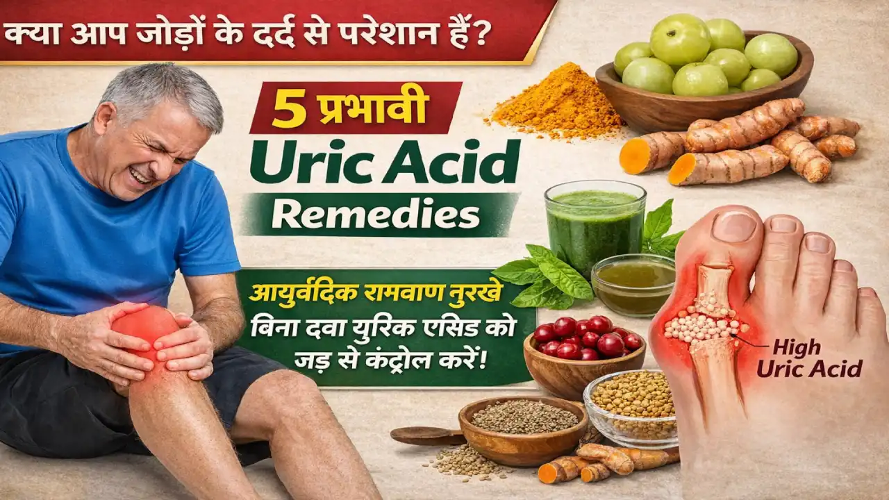 जोड़ों के दर्द के लिए Uric Acid Remedies और आयुर्वेदिक नुस्खे