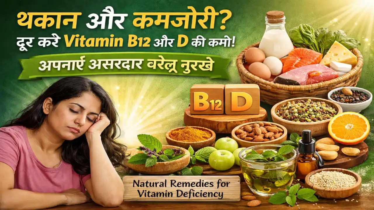 विटामिन B12 और D की कमी के लिए प्रभावी Vitamin Deficiency Fix और शाकाहारी आहार।
