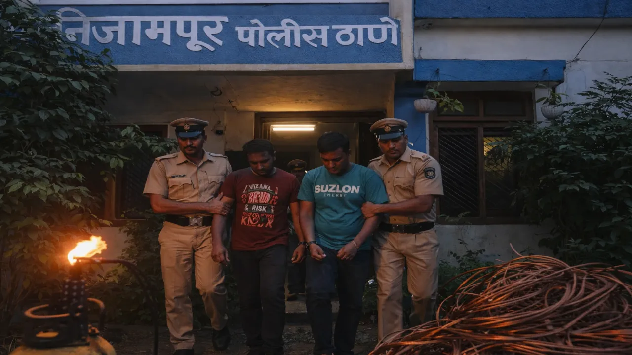 Fact Finding 21 Suzlon Energy Dhule plant mein copper cable chori karte pakde gaye company adhikari